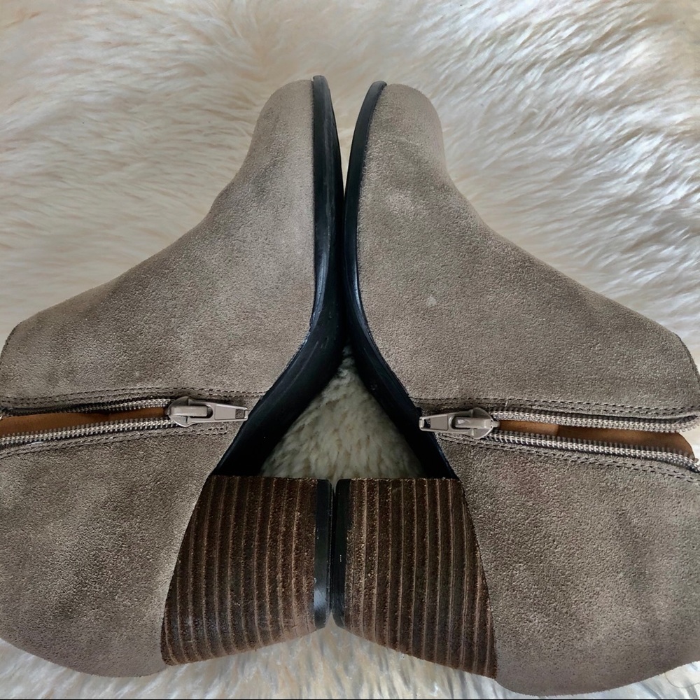 Lucky brand tan ankle boots